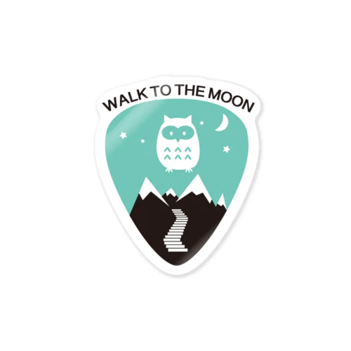 WALK TO THE MOON Sticker