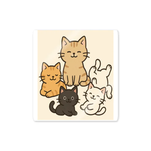 「ゆったりねこ日和」 Sticker