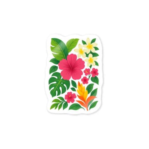 Tropical Bloom (トロピカル·ブルーム) Sticker
