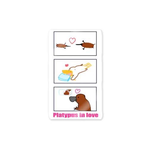 恋するカモノハシ Sticker