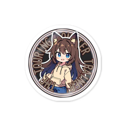 キツネさんエンブレム【Aタイプ】 Sticker