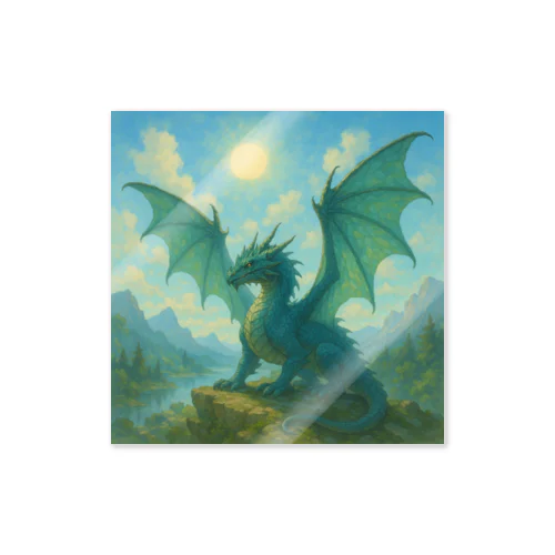 翠陽のドラゴン Sticker