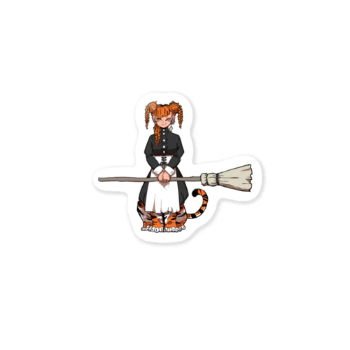 下半身トラメイド　豆花ちゃん① Sticker