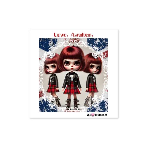 Ai Punk Girl｜ツンデレAiちゃんのロンドン・パンクスタイル　 Sticker