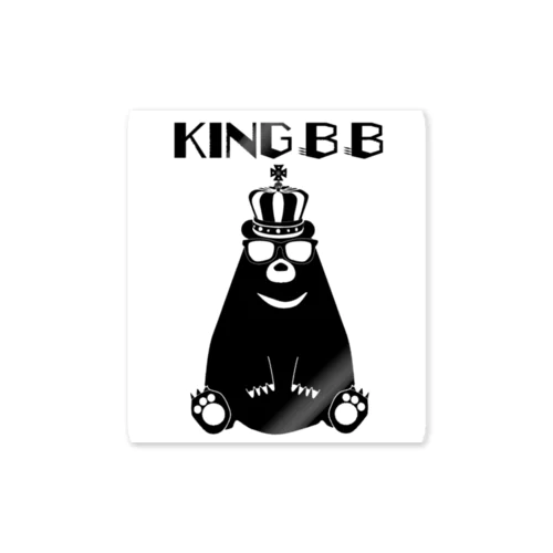 KING B B Sticker