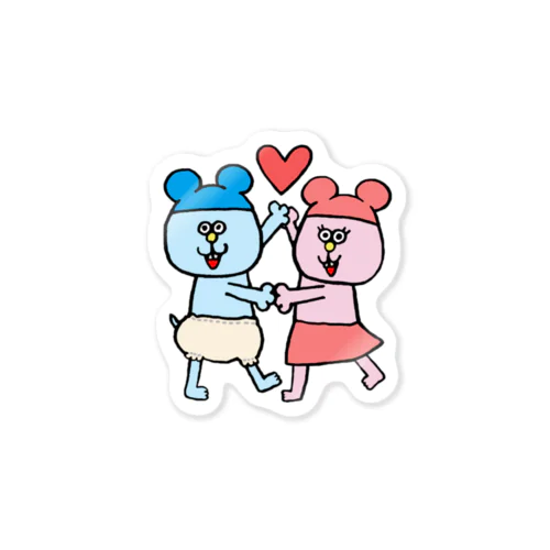 ねんたん&ねみこちゃん Sticker