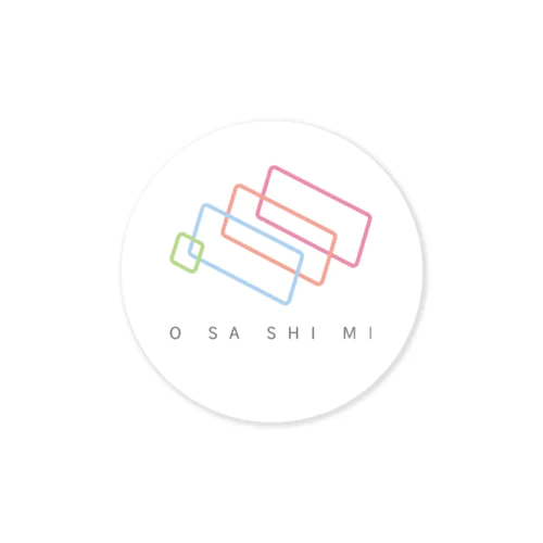 O SA SHI MI Sticker