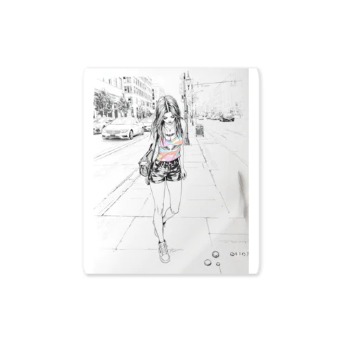 隠れた宝石を探す人 Sticker
