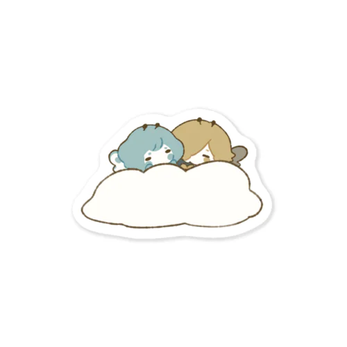 ちょうどいい日/いい形の雲 Sticker