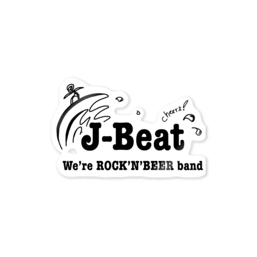 j-Beat 波乗りステッカー Sticker