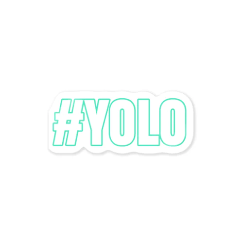 #YOLO ステッカー