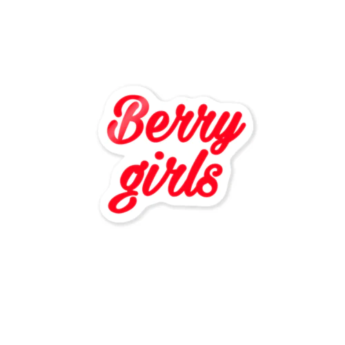 Berry girls ステッカー