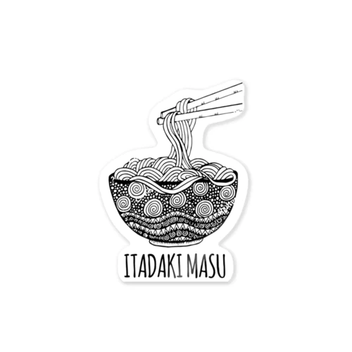 ITADAKI MASU Sticker