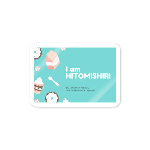 i am HITOMISHIRI Sticker