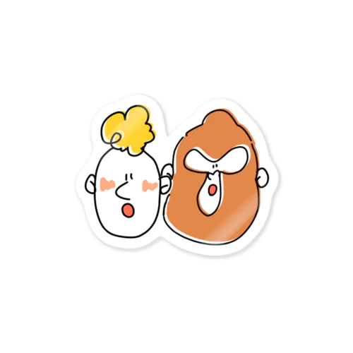 ボブくんとゴリラ Sticker