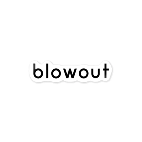 blowout official ステッカー