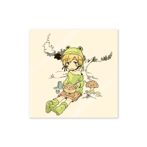かえるちゃんのピクニック Sticker