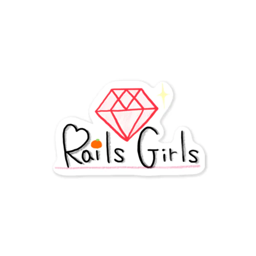 Rails Girls in Ehime 1st ステッカー