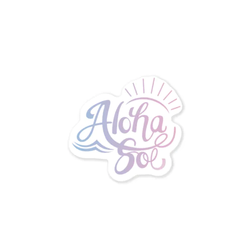 AlohaSol Original Logo ステッカー