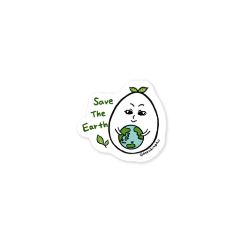 save the earth1 ステッカー