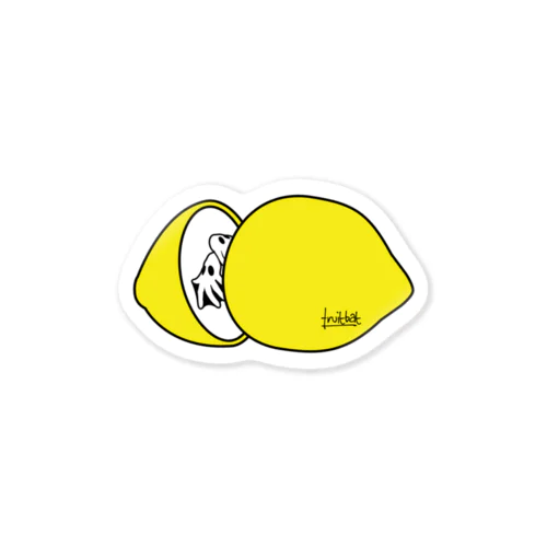 FRUITCUT(LEMON) Sticker