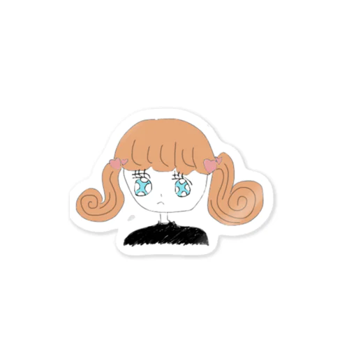 おこ！の女の子 Sticker