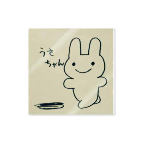 うさちゃんステッカー Sticker