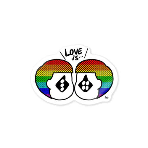 LOVE is 自由★ Sticker