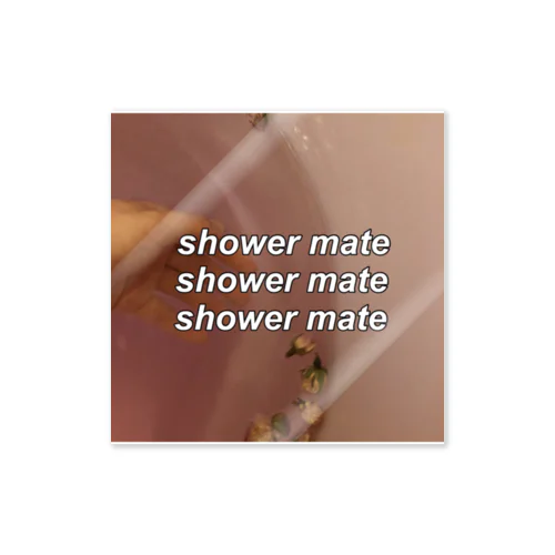 shower mate Sticker