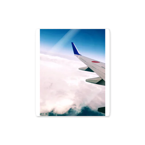 飛行機と空 Sticker