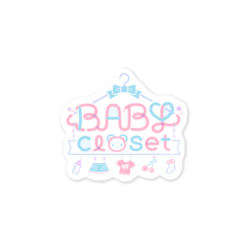 BABY closet ステッカー