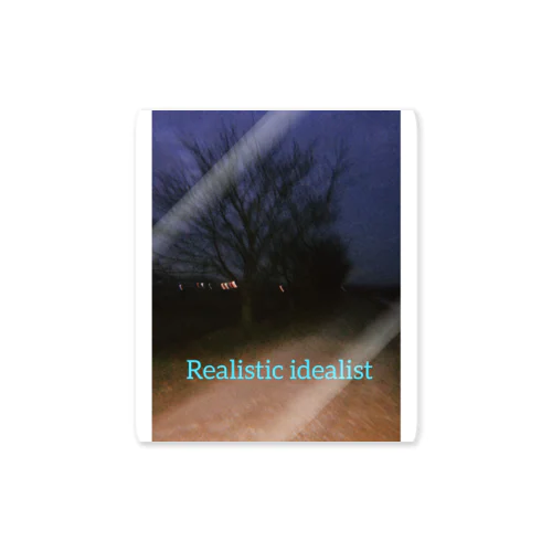 Realistic idealist Sticker