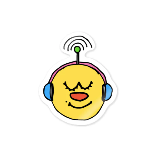 周波数30.2 公式キャラクター『サニー』 ステッカー （アナログver.） Sticker