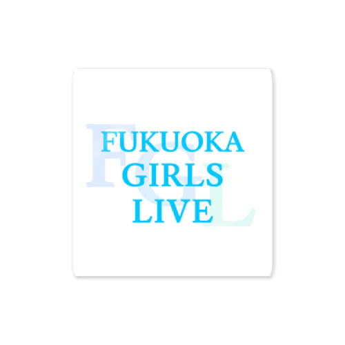 FUKUOKA GIRLS LIVE ステッカー