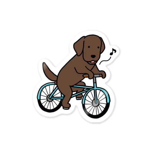 bicycleラブ チョコ Sticker