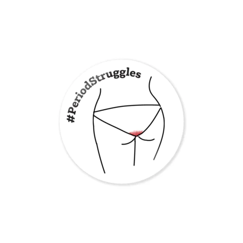 【生理】#Period Struggles Sticker