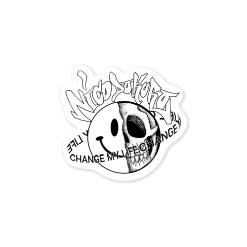 CHANGE MY LIFE とニコドクロ Sticker