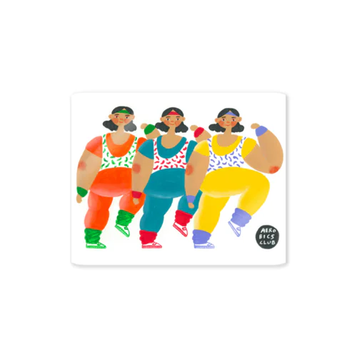 AEROBICS CLUB Sticker