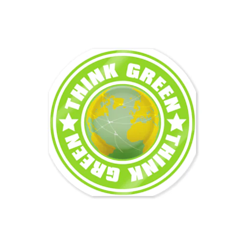 Think_Green Sticker