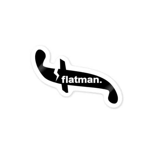 flatman. ステッカー