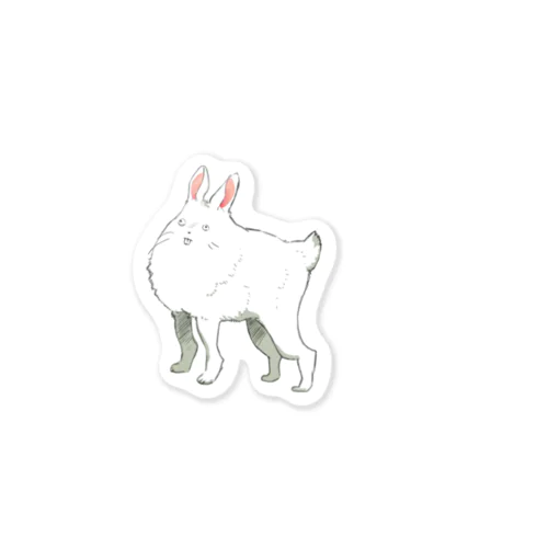 私の足長うさぎさん Sticker