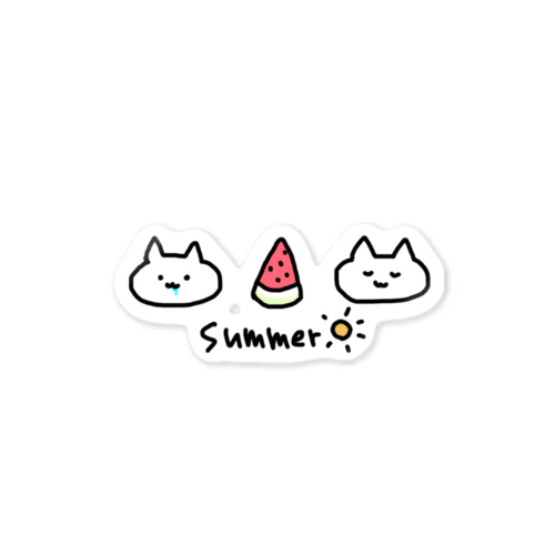 さまーねこ Sticker