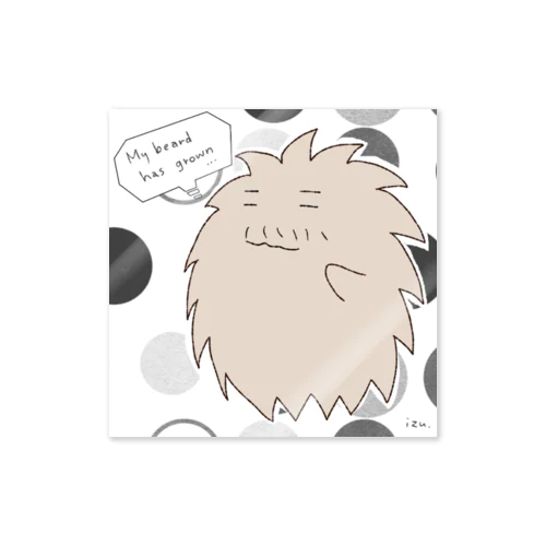 A living hairball "DON" Sticker