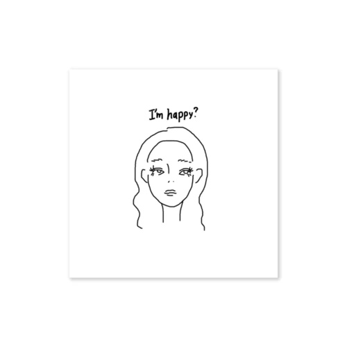 I'm  happy？ Sticker