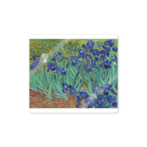 ゴッホ / アイリス / 1889 / Irises Vincent van Gogh Sticker