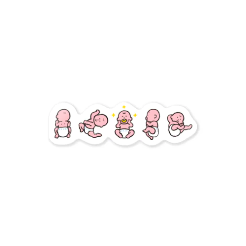 赤ちゃんポーズ集 Sticker