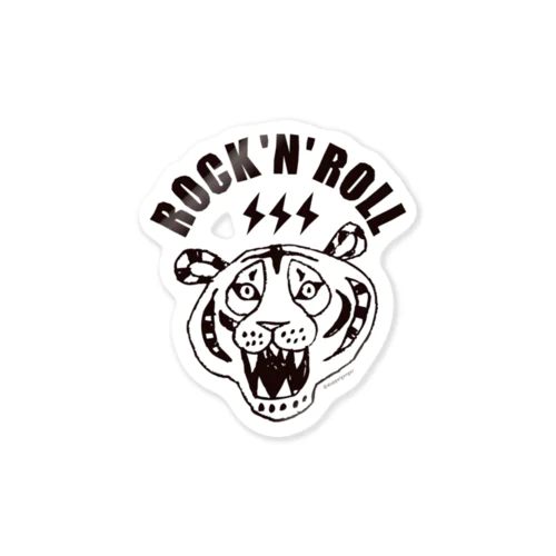 ステッカー／ROCK 'N' ROLL TIGER タイガー 스티커