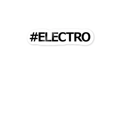 #ELECTRO Sticker