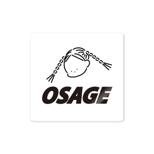 OSAGEちゃん ステッカー