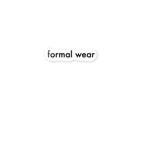 formal wear ステッカー